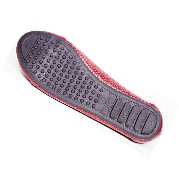 Women Ballet Flats with Bow, b-2045, Red - Picture 3 of 4